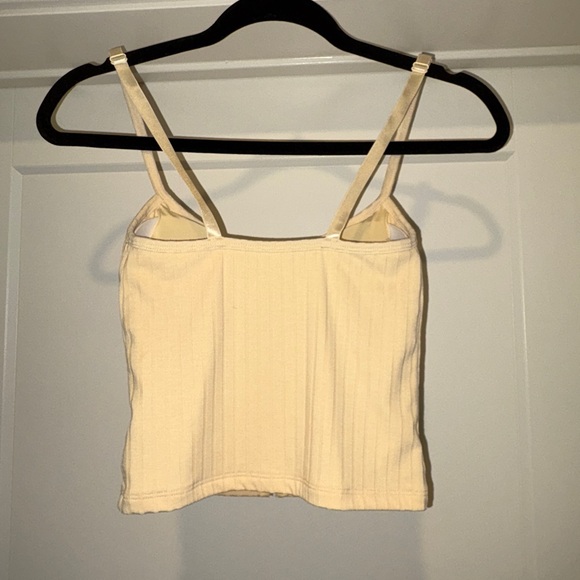 Klassy Network Bustier Ribbed Top - Picture 3 of 4